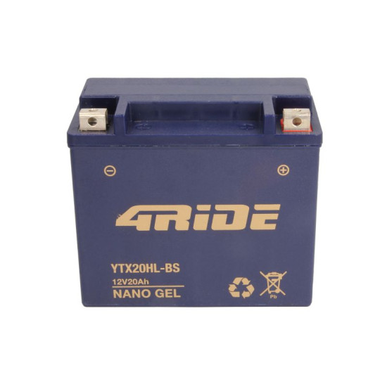 4RIDE gel battery YTX20HL-BS