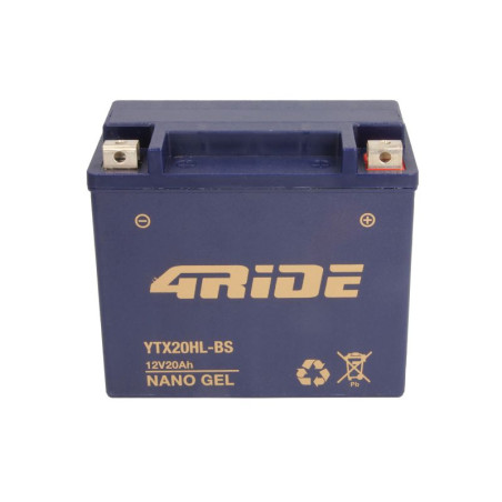 4RIDE gel battery YTX20HL-BS