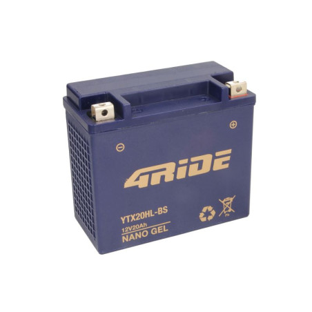 4RIDE gel battery YTX20HL-BS