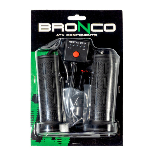 Bronco heated grips with heated throttle grip for ATV