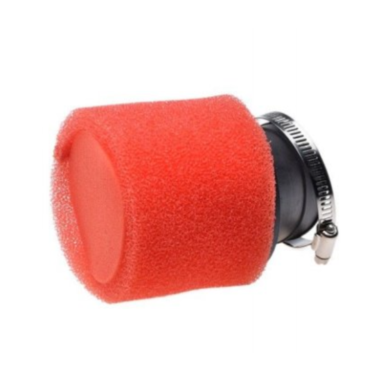 Air filter 48mm bent 45°