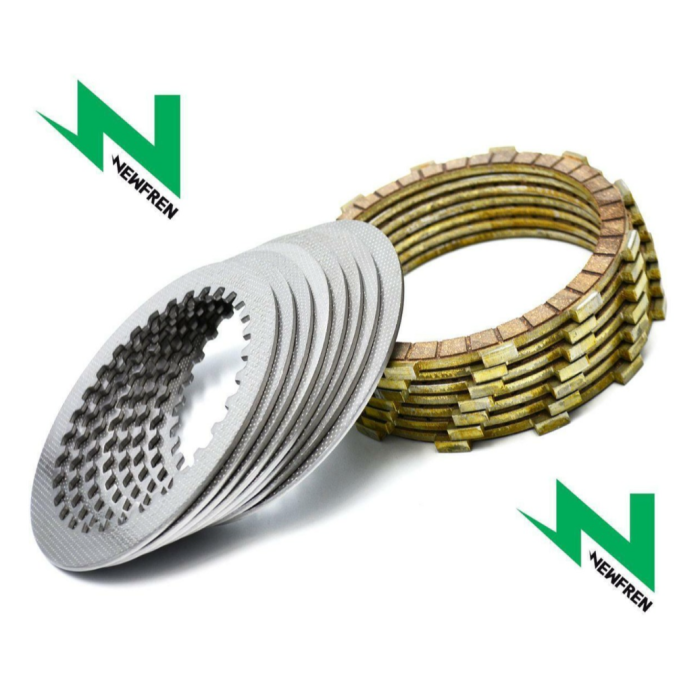 NEWFREN clutch discs with spacers YAMAHA XT 660 R/X (04-14), XT 660Z TENERE '08-'15, MT 03 '06-'14 (EBS2368)