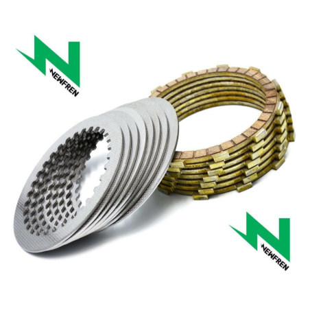 NEWFREN clutch discs with spacers YAMAHA XT 660 R/X (04-14), XT 660Z TENERE '08-'15, MT 03 '06-'14 (EBS2368)