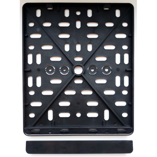 Motorcycle license plate frame 185x210mm