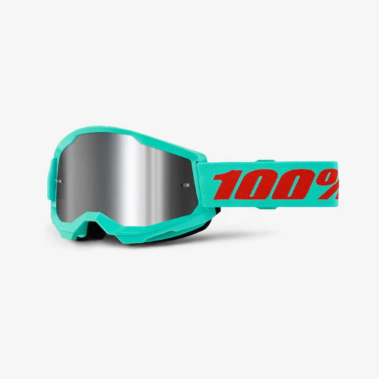 100 PERCENT STRATA 2 MAUPITI - MIRROR SILVER LENS glasses