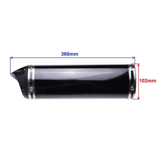 GY6 4T sports muffler