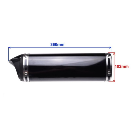 GY6 4T sports muffler