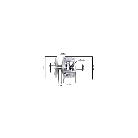 Polaris 500-800 Variator (OEM 1322743)