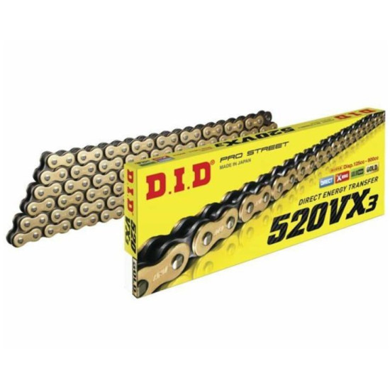 DID 520 VX3 chain, 118 links long