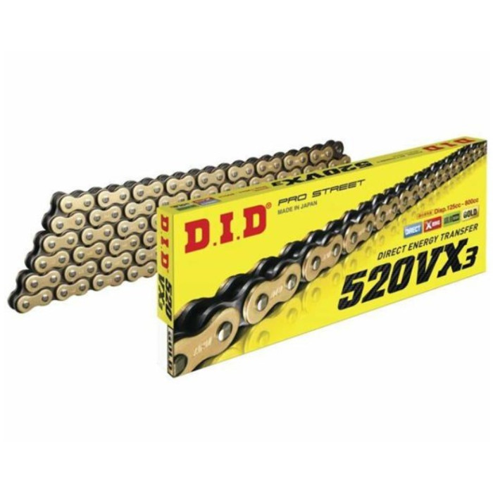 DID 520 VX3 chain, 118 links long