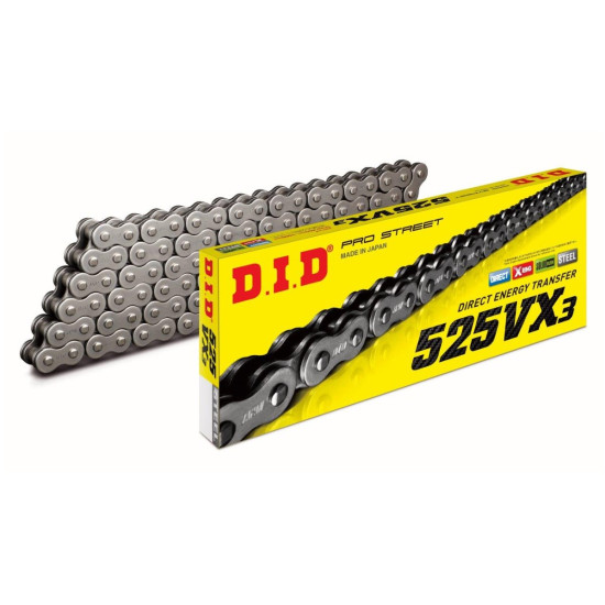 DID 525 VX3 chain, 124 links long
