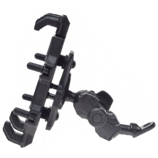 Universal phone holder for steering wheel mounting