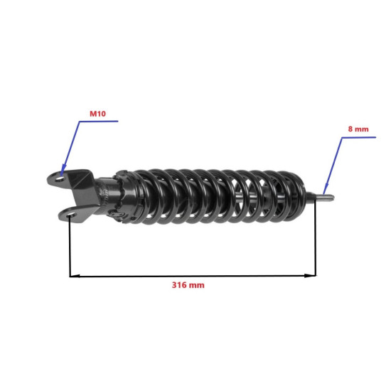 Piaggio/ Gilera rear shock absorber