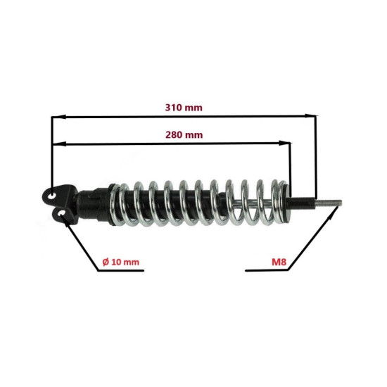 Piaggio/ Gilera rear shock absorber