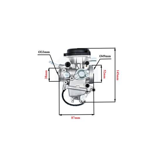 Yamaha YFM Grizzly / Kodiak / Wolverine 350/450 carburetor