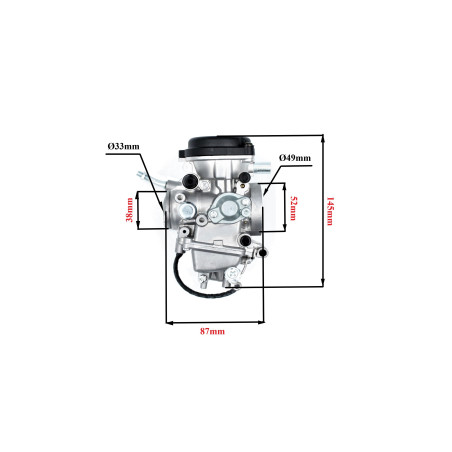 copy of Yamaha YFM350 Raptor (04-08) karbiuratorius