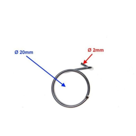 Clutch cable release spring