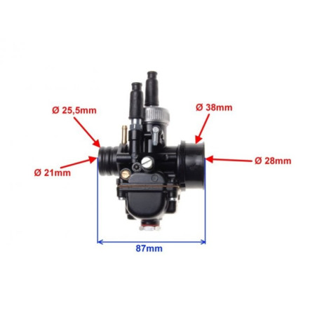 Black Edition 21mm karbiuratorius (mech. pariebinimas)