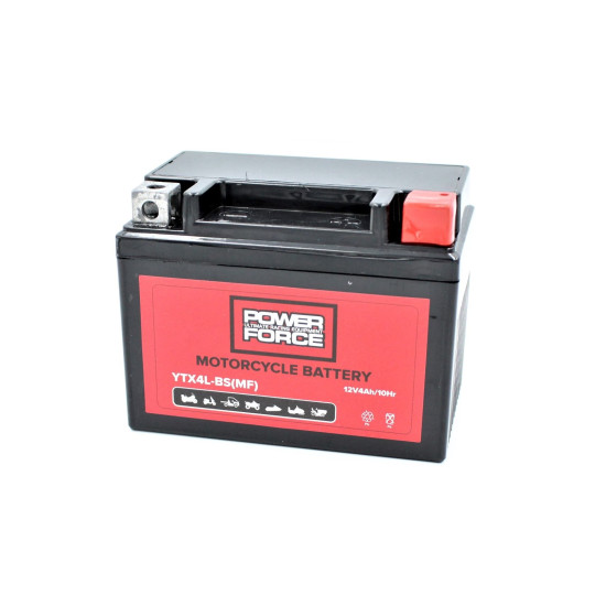 YTX4L-BS POWER FORCE battery ready for use 12V 4Ah