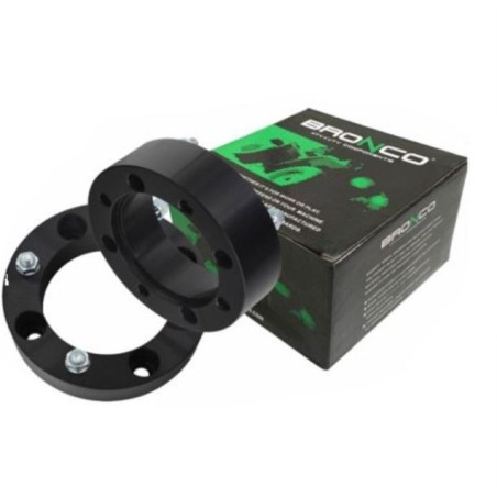 BRONCO wheel spacers 1'' 4/110-10mm BLACK. CFMOTO, Yamaha, Honda, Kawasaki