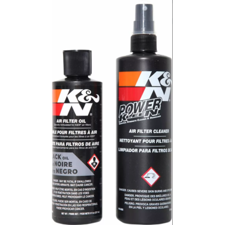 K & N AIR FILTER CARE KIT BLACK