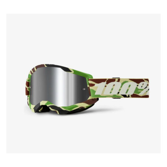 100 PERCENT STRATA 2 WAR CAMO - MIRROR SILVERLENS glasses