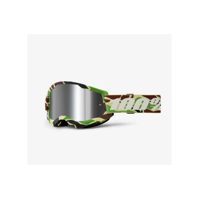 100 PERCENT STRATA 2 WAR CAMO - MIRROR SILVERLENS glasses