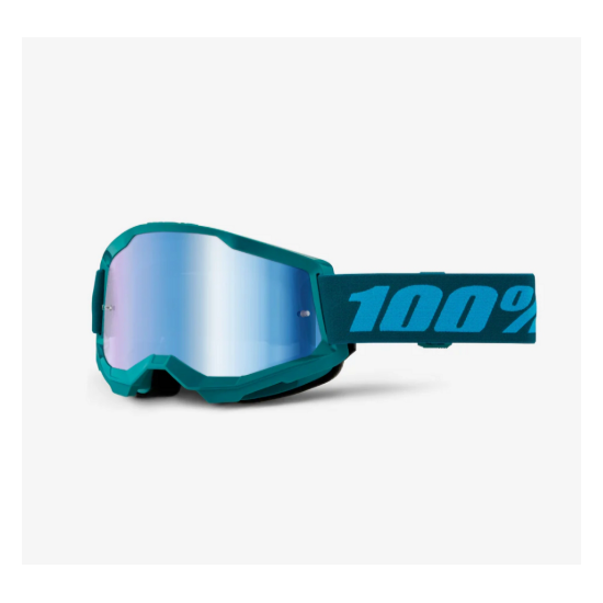 100 PERCENT STRATA 2 STONE - MIRROR BLUE LENS glasses