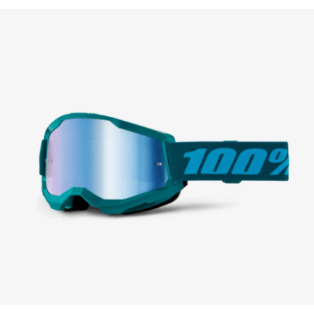100 PERCENT STRATA 2 STONE - MIRROR BLUE LENS glasses