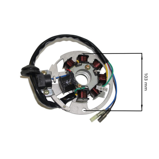 Minarelli Horizontal 5-pin ignition coils