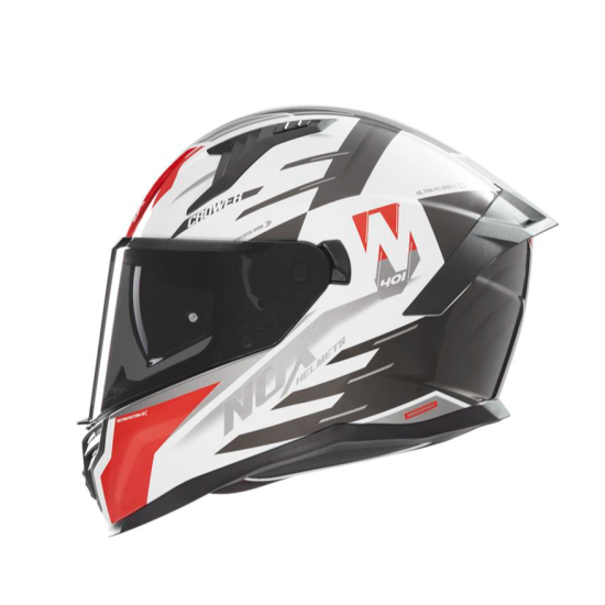 NOX shiny helmet with sunglasses, size XL