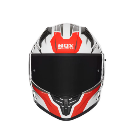NOX shiny helmet with sunglasses, size XL