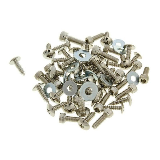 Bolt set, Yamaha Aerox, MBK Nitro, CHROME