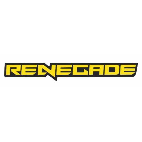 RENEGADE stickers yellow (2pcs.) 227x31