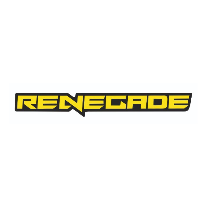 RENEGADE stickers yellow (2pcs.) 227x31