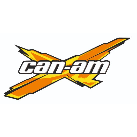 Can-Am stickers yellow (2pcs) 213x105