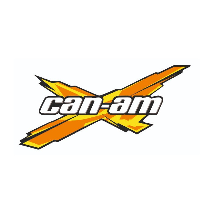 Can-Am stickers yellow (2pcs) 213x105
