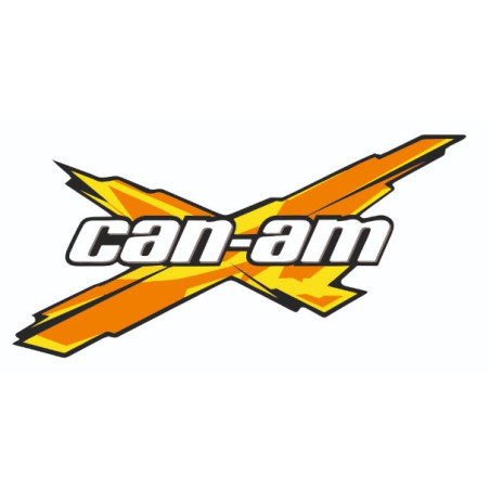 Can-Am stickers yellow (2pcs) 213x105