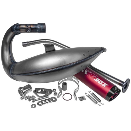 Tecnigas E-NOX Evo 2 Steel Derbi Senda 50 / Aprilia RX, SX 50, Gilera SMT, RCT 50 muffler