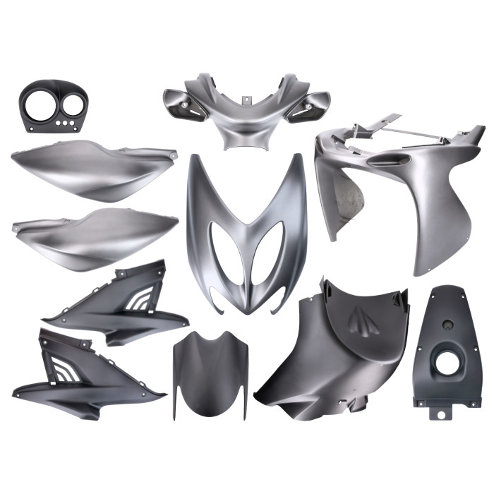 Yamaha Aerox, MBK Nitro 50cc plastic kit (until 2013, matte black)