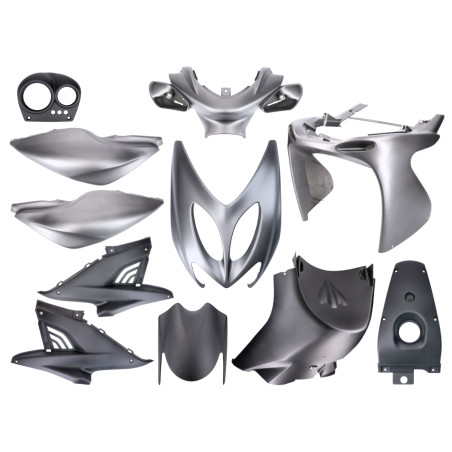 Yamaha Aerox, MBK Nitro 50cc plastic kit (until 2013, matte black)