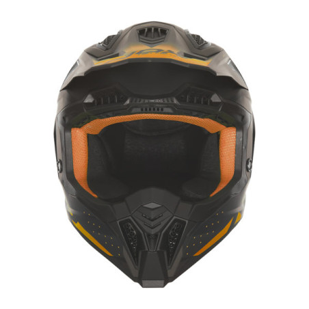NOX helmet CROSS / OFF ROAD N634 black matte - orange, size L