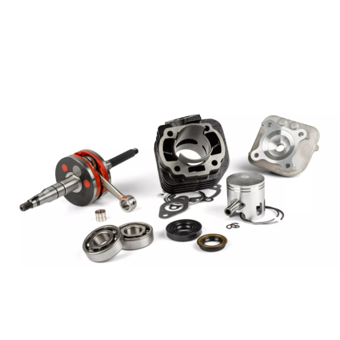 Power Force 70cc Tuning Kit Minarelli Horizontal AC cilindro, veleno ir guolių komplektas