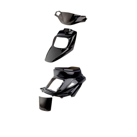 Yamaha BW's / MBK Booster Spirit plastic set (until 2004, black)