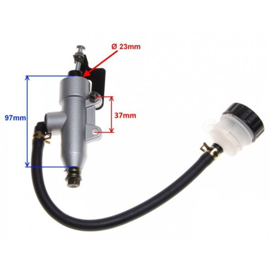 Universal rear brake cylinder