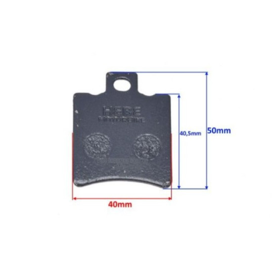 Yamaha, Aprilia, Derbi, front brake pads