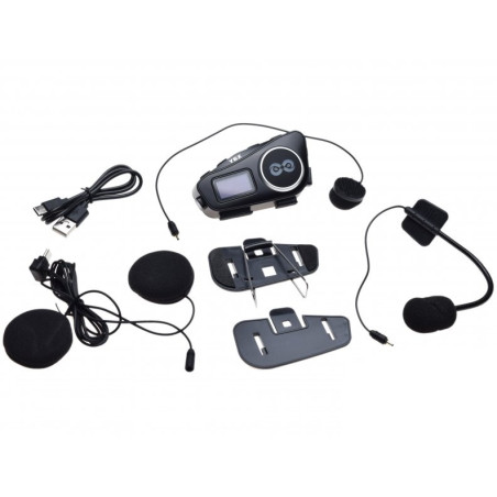HEBE Y6X Bluetooth Intercom, set for 1 helmet