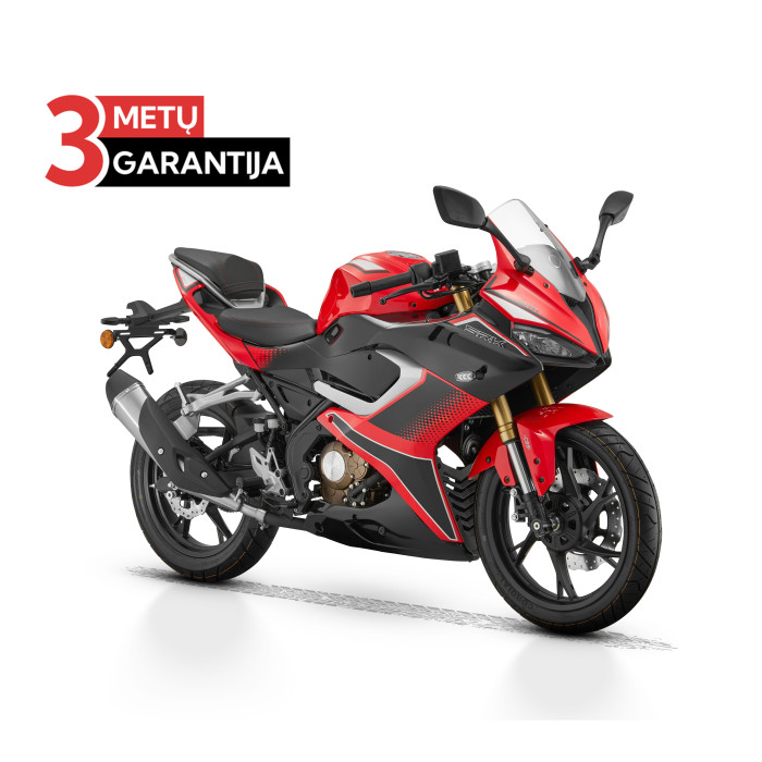 QJMOTOR SRK 125 R 2025 EURO5 RED/WHITE/BLACK