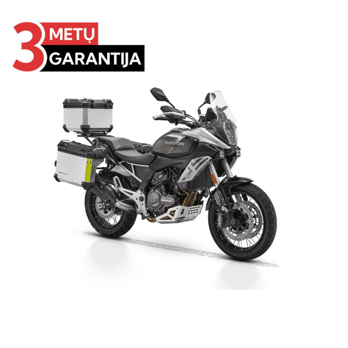 QJMOTOR SRT 600 SX EURO 5 + BOXES BLACK/SILVER GREY