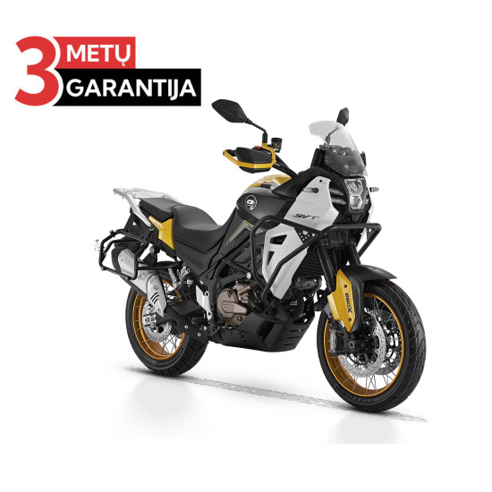QJMOTOR SVT 650 X EURO 5 + BOXES BLACK/SILVER/YELLOW
